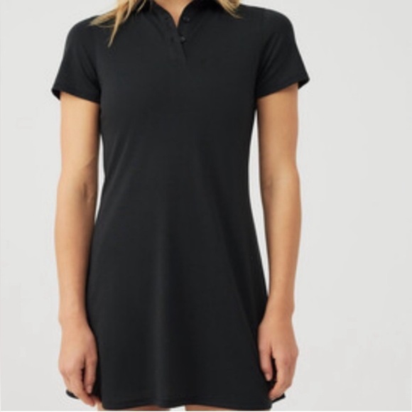 *NWT* Outdoor Voices OV Birdie Polo Dress Black Lightweight Size XXS - Picture 6 of 6